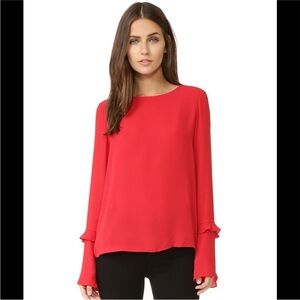Rebecca Minkoff Shanaya Bell Sleeve Top Women’s Size Small